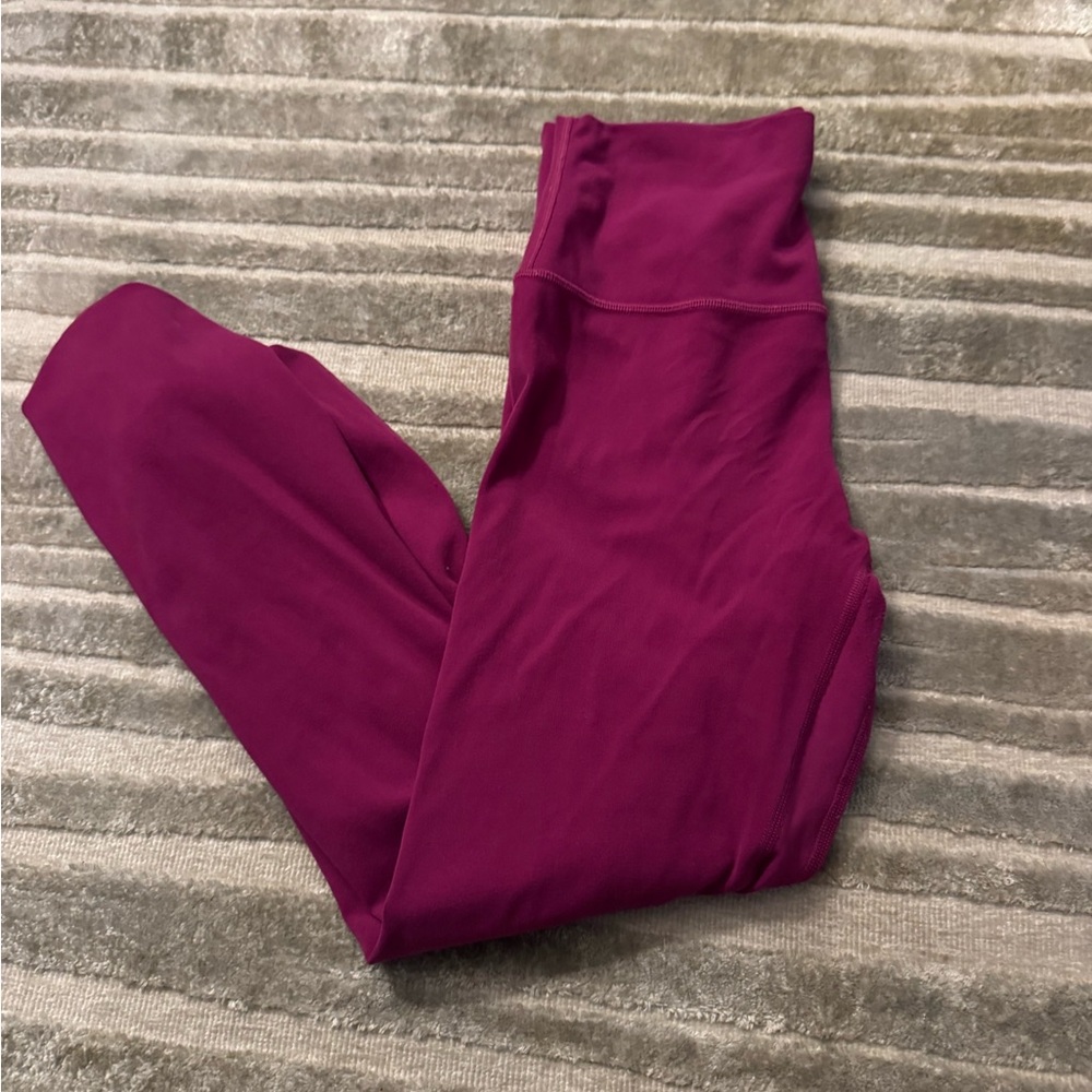 Dark magenta lululemon leggings!!
